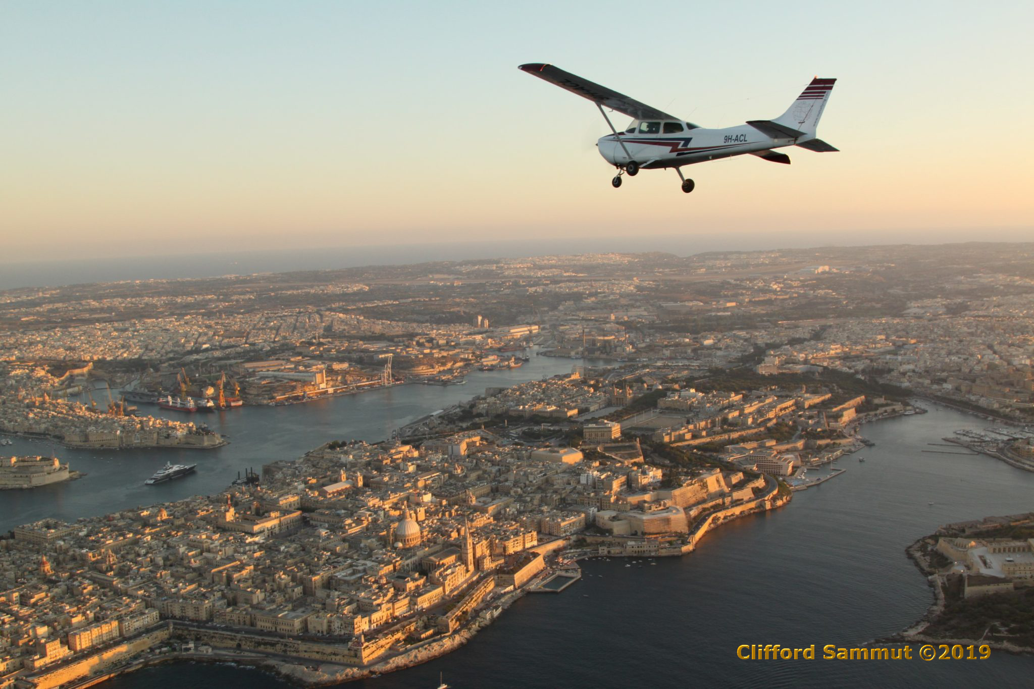 Paul Bellard Flying Over Malta